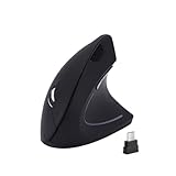 Fonicer Kabellose Maus, vertikal, Typ C, für MacBook, Computer, Laptops und alle Typ-C-Geräte, kabellose Maus USB C 2.4G, ergonomische Maus mit Typ-C-Empfänger