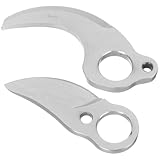 Veemoon Elektrischer Gartenscheren Schneidkopf 2 Stück aus Rostfreiem Kohlenstoffstahl Ersatzklingen für Gartenschere Gartenarbeit und Obstbaumschnitt