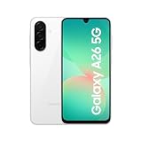 Samsung Galaxy A26 5G AI Smartphone ohne Vertrag, Simlockfreies AI Handy mit Android, 6 GB RAM, 128 GB Speicher, 50-MP-Kamera, White, 2,5 Jahre Herstellergarantie [Exklusiv auf Amazon]