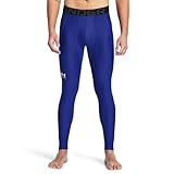 Under Armour HeatGear Herren-Leggings, (400) Royal/White, Medium Hoch