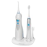 ProfiCare Dental-Center, Schallzahnbürste mit Munddusche für optimale Zahnpflege, elektrische Zahnbürste und Munddusche mit kabelloser Ladefunktion, Toothbrush inkl. 6 Aufsätze, PC-DC 3031