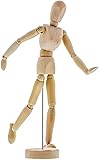 Art Mannequin，Gliederpuppe, 30,5cm Modellpuppe Holzpuppe zum Zeichnen , Malen, Kunst