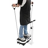 Vibrationsplatte – 120 Stufen, 10 Programme, 22 Magnete – Ganzkörpertraining für Zuhause mit Fernbedienung & Widerstandsbänder, Home Workout für Fettverbrennung, Muskelaufbau & Entspannung, 150 kg