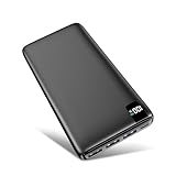 Power Bank 26800mAh Externer Handyakku, Riapow 22,5W USB C Schnelllade Powerbank, 4 Ausgänge Tragbares Ladegerät mit LED-Anzeige, Handy Ladegerät for Smartphone, Tablet