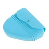 Alasum Silikon Leckerlibeutel für Hundetraining mit Clip Kleiner Blauer Futterbeutel für Welpen Reisen und Spaziergänge Magnetisch Verschließbar