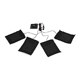 Elektrischer Stoffheizer, USB, wasserdicht, 3-Gang-Verbundfaser, vierteilig, USB-betrieben, für den Winter