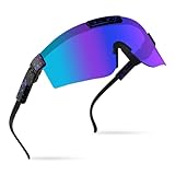 NVIYAM Sport Sonnenbrille, Fahrradbrille, Outdoor Sports Polarisierte Sonnenbrille UV400, Fahrrad Sonnenbrille Herren UV Schutz Radsportbrillen für Damen Sportbrille (0505)