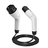 TIEOAXFT Typ2 auf Typ2 EV-Ladekabel 32A Buchse auf Stecker 5M Kabel 22KW 11KW IEC62196-2 Typ 2 3Phase for EVES-Ladestationen(3.6KW 16A 1Phase)