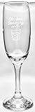 Sektglas mit Gravur – „Glas leer, Stimmung voll!“ – Lustiges Geschenk für Männer & Frauen – 210 ml – Spülmaschinenfestes Glas für Party, Junggesellenabschied & Geburtstag