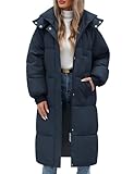 RITOSTA Wintermantel Damen Lang Steppmantel Frauen Winterjacke mit Kapuze Damen-Jacken Winter Daunenmantel Puffer Mantel Warme Herbst Winterparka mit Taschen