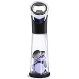 Flaschenöffner mit Auffangbehälter, Kronkorken-Sammler mit Hebeltechnik - Bieröffner für Küche, Bar & Outdoor, Praktisches Geschenk für Männer, Väter & Freunde