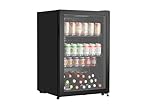METRO Professional Getränkekühlschrank GSC2125B, 54.5 x 54 x 84 cm, 118 L, schwarz