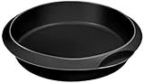 Lékué Klassische Backform, Silikon, rund, 26 cm, schwarz