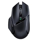 Razer Basilisk X Hyperspeed Wireless Gaming Maus, Bluetooth & Hyperspeed Wireless kompatibel, 16K DPI optischer Sensor, 6 programmierbare Tasten, 450 Stunden Akku, Mattschwarz