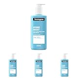 Neutrogena Hydro Boost ultra-leichte Formel Bodylotion Gel (250 ml) für geschmeidige Haut, erfrischende Körperlotion mit 17% Glycerin + Hyaluronsäure für alle Hauttypen (Packung mit 4)