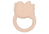 Jollein Naturkautschuk Beißring Baby - Lovely Birds - Baby Greifling - Zahnungshilfe - Schadstofffrei und BPA-Frei - Baby Spielzeug