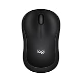 Logitech M220 Silent Optische 1000Dpi Wireless RF Beidhändig Holzkohle – Maus (RF Kabellos, Büro, Tasten Pressoirs, Rad, Optisch, 1000 DPI), Einfarbig