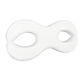 Alomejor Seitenschläferkissen, Bequeme Unterstützung für Seitenschläfer, Atmungsaktives Gesichtskissen aus Memory-Schaum für Nachtschläfer (White)