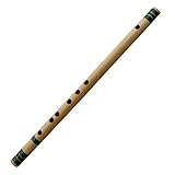 Anfänger/Professional indische Bambus Querflöte (C Tune) Bansuri Musical Instrument Woodwind 48 CM