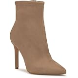 Jessica Simpson Grijalva Damen Stiefelette mit spitzer Zehenpartie, Plateau-Pump, Stiefe, Sandstein, 44 EU