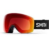 SMITH (SMIZD) Skyline Skibrille mit Chroma Pop, Black 19, Mittelgroße Passform