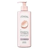 L'Oréal Paris Gesichtsreinigung, Reinigungsmilch zur Entfernung von Make-up, Mit Rosen-und Jasminextrakt, Auch für sensible Haut geeignet, Kostbare Blüten, 1 x 400 ml