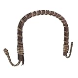 Homoyoyo Handgefertigter Rattan Teekannengriff U Förmig mit Rutschfestem Griff aus Eisen Ersatzgriff für Keramik Teekannen Abnehmbarer Tragegriff für Teehaus und Outdoor