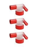 Wisch-Star Auslaufhahn für Kanister 41mm Dosiersystem 3 Stk. - Dosierhahn aus Kunststoff zur präzisen Dosierung von Flüssigkeiten, Temperaturbeständig von -20°C bis +70°C, 10L Durchfluss pro Minute