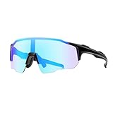 Gitekain Photochromic Sonnenbrille, UV-Schutz, anpassungsfähig, für Eyewear mit leichter, empfindlicher Beschichtung, ideal für Wandern, Biking, Laufen, Angeln, Driving, Bergsteigen