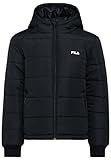 FILA Mädchen Bergkirchen Padded Jacket, Schwarz, 158-164 EU