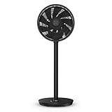 Duux Whisper Flex 2 Ventilator – flüsterleise 13dB – Nachtmodus & Timer – höhenverstellbar (54-92 cm) – Energieeffizient ab 2W – Steuerung per Ventilator & Fernbedienung – Schwarz