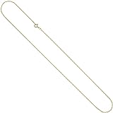 Jobo Damen Ankerkette 333 Gelbgold diamantiert 1,6 mm 50 cm Gold Kette Halskette Goldkette