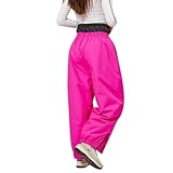 Generisch Schneehose Unisex Winter Skihose Herren Damen Wasserdicht Snowboardhose Warm Verstärkt Weichschale Outdoorhose Schneehose Einfarbig Ski Hosen Winddicht Softshellhose Baggy Ski Thermohose