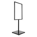 CLEADONG Plakatständer, Präsentationsständer, Höhenverstellbar Infoständer, Schwerlast-Aufsteller, A4 Display Bodenständer, Plakatständer für Poster, Werbung, Verkauf