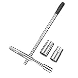 Generisch 4-Fach Radkreuz | Verlängerter Radmutternschlüssel | Verlängerter Rutschfester Steckschlüssel Abnehmbares Radwechsel Werkzeug für Reifenwechsel