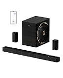 ULTIMEA Skywave X70 7.1.4ch Professionelles Kabelloses Surround Sound System für TV mit Dolby Atmos, 980W Soundbar mit 10' Kabellosem Subwoofer, 20Hz Tiefer Bass, GaN Verstärker, 4K HDR Pass-Through