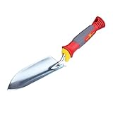 WOLF-Garten Blumenkelle LU-2K (7 cm Arbeitsbreite, ideal für Garten, Terrasse & Balkon, mit rutschfestem Handgriff mit Softeinlage) 2915000, rot/gelb