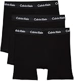 Calvin Klein Herren 3er Pack Boxershorts Briefs Boxer Brief Stretch, Schwarz (Black W. Black Wb), XL