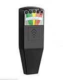 QWORK Strahlungsdetektor Tragbarer, K2 EMF Messgerät, Electromagnetic Geräte Tester, Schwarz, Ohne Akku