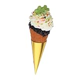 TOPPERFUN Simulation Ice Cone Modell aus Künstliches Eiscreme Dekorationsmodell für Fotografie und Ausstellungen Realistische Nachbildung Bunten Farben