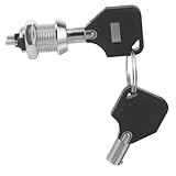 SAFIGLE Edelstahl Schubladenschloss mit Schlüssel Korrosionsbeständiges Schrankschloss für Aktenschrank Vielseitiges Stangenschloss für Sicherheitsanwendungen und Geräteschutz