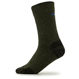 Stoic Unisex Merino Hiking Crew Socks Wandersocken mit 51% Wollanteil 1 Paar