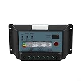 HomeVortex Solarmodul-Laderegler, Dual-Batteriesystem für PWM-Technologie, LCD-Bildschirm, 10 A, 20 A, 30 A, automatische Erkennung, 12 V, 24 V, temperaturgeschützt (20 A)