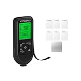 Tolesum Digitales Schichtdickenmessgerät, Lackmessgerät Auto mit Tragbarem Seil,0-2000 um Lackdickenmessgerät,Auto-Lackschichtdickenmessgerät für Gebrauchtwagenkäufer-Schwarz