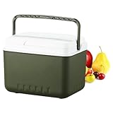 Tragbare, robuste, auslaufsichere Eisbox, 6/9/15/24 l, isolierte Box, tragbarer Kühlschrank, Eisbox, Isolierbox, mehrschichtige Isolierung, Eiskühler (6 l)