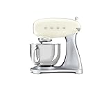 Smeg SMF02SVUK/PBUK/PGEU SMF02CREU 4,8 L Küchenmaschine Creme, 18/10 Stahl, 4.8 liters, Weiss