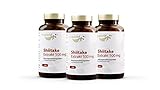 Pack of 3 Vita World Shiitake Extract 500 mg 3 x 100 capsules Pharmacy Manufacture Vegan