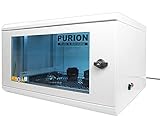 PURION UVC BOX Medium UV Desinfektion für Alltagsgegenstände, Abtötung von Viren, Bakterien, Oberflächen Desinfektion, Sterilbox, Desinfektionsmittel (Weiß, Plus)