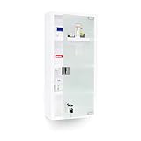 Relaxdays Medizinschrank EMERGENCY XXL Medikamentenschrank...