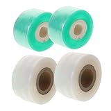 HONITANO 4 Rollen Selbstklebendes Gartengrafting Tape Flexibel und Dehnbar für Obstbäume Pflanzengrafting Band für Walnuss Zitrus Avocado Birnen Pfirsichbäume Luftdichtes Veredelungsband